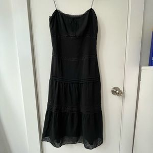 Black Tiered Mid Elie Tahari Dress